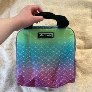 Betsey Johnson mermaid scale tote/lunch bag